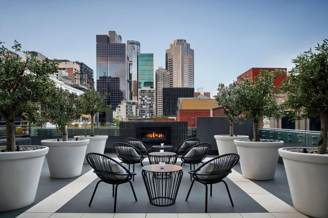 Sheraton Melbourne Hotel Zewnętrze zdjęcie The rooftop bar at the Hotel